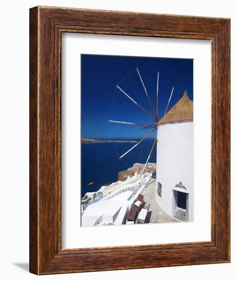 Oia, Santorini, Cyclades, Greek Islands, Greece, Europe-Sakis Papadopoulos-Framed Photographic Print