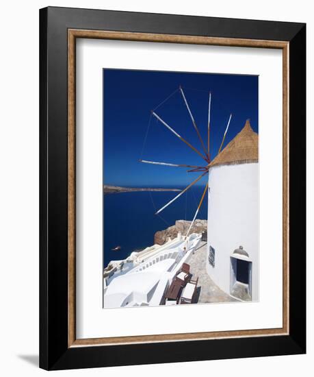 Oia, Santorini, Cyclades, Greek Islands, Greece, Europe-Sakis Papadopoulos-Framed Photographic Print