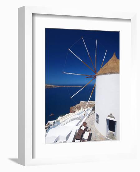 Oia, Santorini, Cyclades, Greek Islands, Greece, Europe-Sakis Papadopoulos-Framed Photographic Print