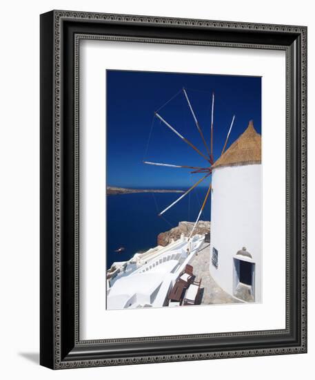 Oia, Santorini, Cyclades, Greek Islands, Greece, Europe-Sakis Papadopoulos-Framed Photographic Print