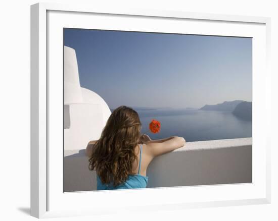 Oia, Santorini, Cyclades Islands, Greek Islands, Greece, Europe-Angelo Cavalli-Framed Photographic Print