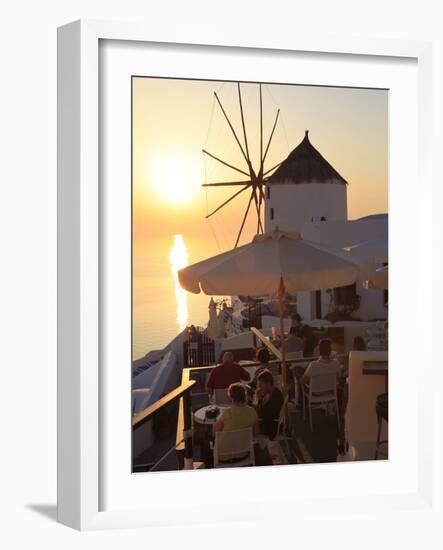 Oia, Santorini, Cyclades Islands, Greek Islands, Greece, Europe-Hans Peter Merten-Framed Photographic Print