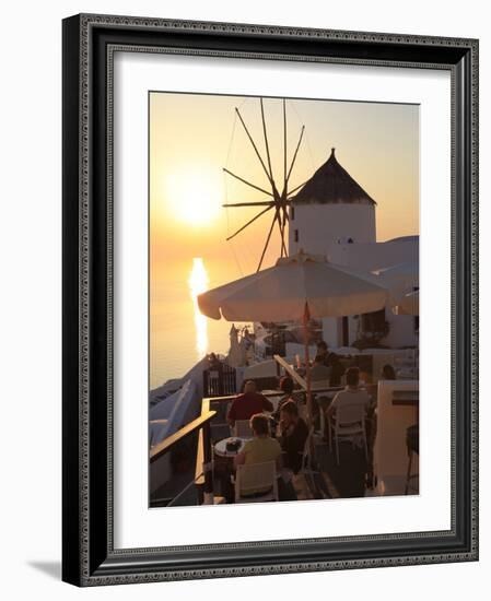 Oia, Santorini, Cyclades Islands, Greek Islands, Greece, Europe-Hans Peter Merten-Framed Photographic Print