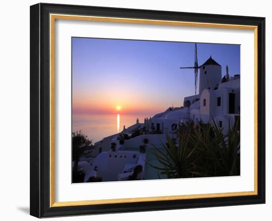 Oia, Santorini, Cyclades Islands, Greek Islands, Greece, Europe-Hans Peter Merten-Framed Photographic Print