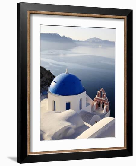 Oia, Santorini, Cyclades Islands, Greek Islands, Greece, Europe-Hans Peter Merten-Framed Photographic Print