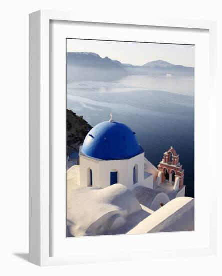 Oia, Santorini, Cyclades Islands, Greek Islands, Greece, Europe-Hans Peter Merten-Framed Photographic Print