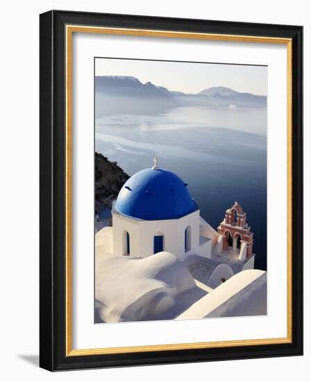 Oia, Santorini, Cyclades Islands, Greek Islands, Greece, Europe-Hans Peter Merten-Framed Photographic Print