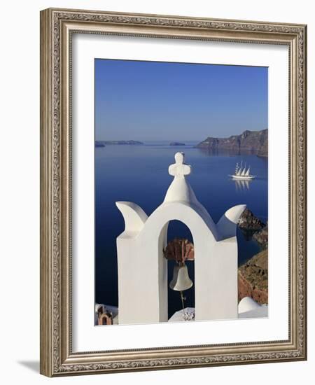 Oia, Santorini, Cyclades Islands, Greek Islands, Greece, Europe-Hans Peter Merten-Framed Photographic Print