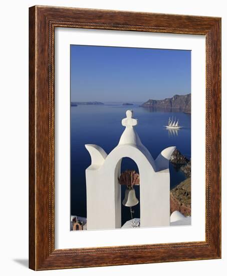 Oia, Santorini, Cyclades Islands, Greek Islands, Greece, Europe-Hans Peter Merten-Framed Photographic Print