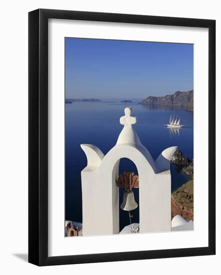 Oia, Santorini, Cyclades Islands, Greek Islands, Greece, Europe-Hans Peter Merten-Framed Photographic Print