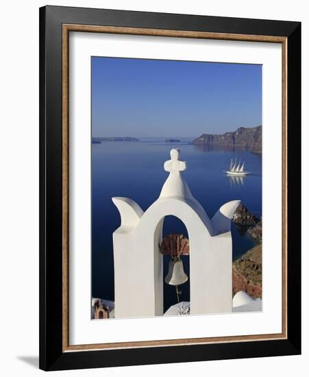 Oia, Santorini, Cyclades Islands, Greek Islands, Greece, Europe-Hans Peter Merten-Framed Photographic Print