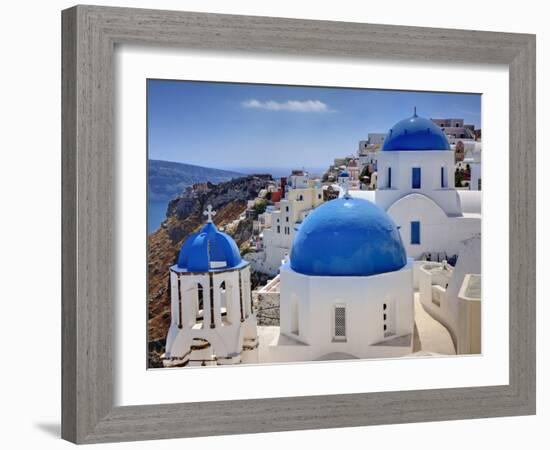 Oia, Santorini, Greece-Adam Jones-Framed Photographic Print