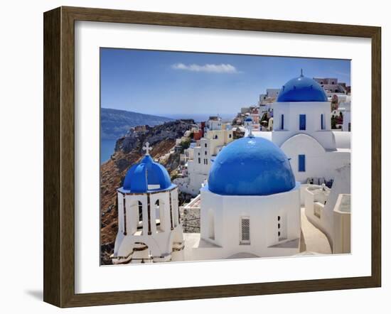 Oia, Santorini, Greece-Adam Jones-Framed Photographic Print