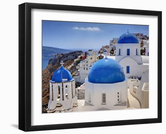 Oia, Santorini, Greece-Adam Jones-Framed Photographic Print