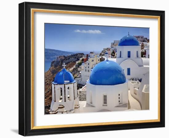 Oia, Santorini, Greece-Adam Jones-Framed Photographic Print