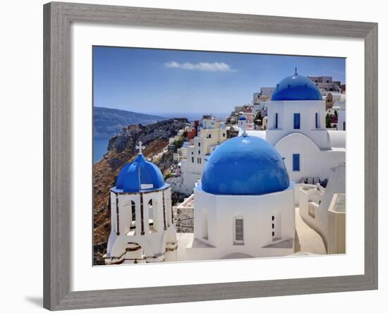 Oia, Santorini, Greece-Adam Jones-Framed Photographic Print