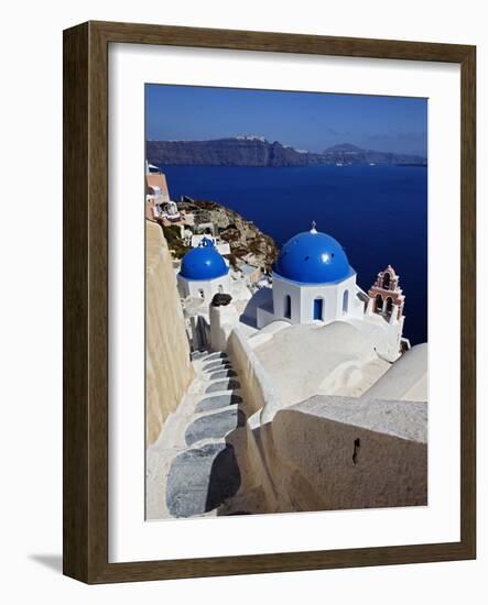 Oia, Santorini, Greece-Adam Jones-Framed Photographic Print