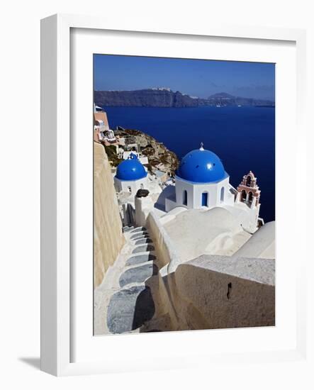 Oia, Santorini, Greece-Adam Jones-Framed Photographic Print