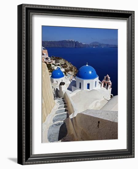 Oia, Santorini, Greece-Adam Jones-Framed Photographic Print