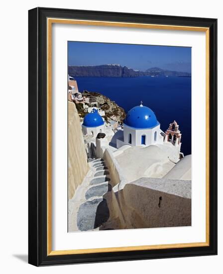 Oia, Santorini, Greece-Adam Jones-Framed Photographic Print