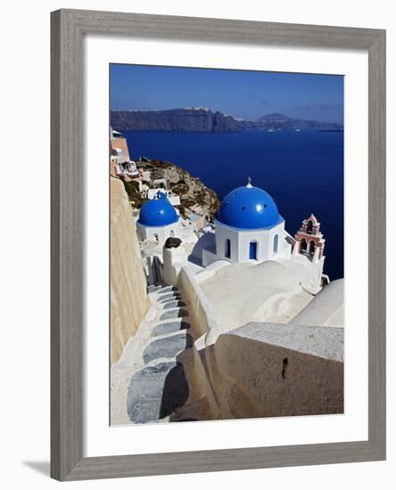 Oia, Santorini, Greece-Adam Jones-Framed Photographic Print