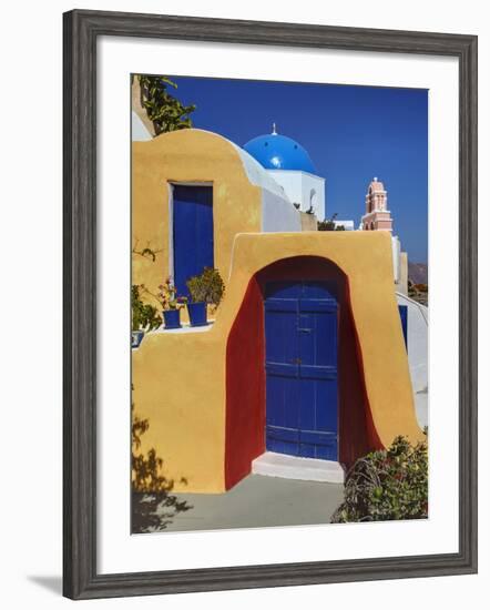 Oia, Santorini, Greece-Adam Jones-Framed Photographic Print