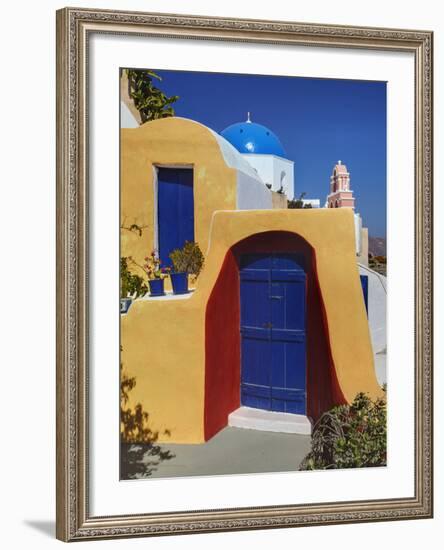 Oia, Santorini, Greece-Adam Jones-Framed Photographic Print