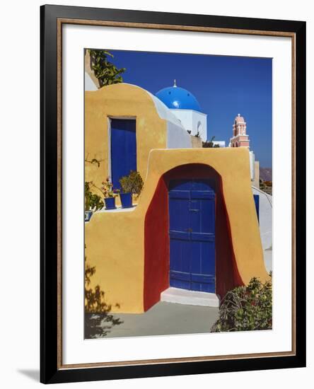 Oia, Santorini, Greece-Adam Jones-Framed Photographic Print