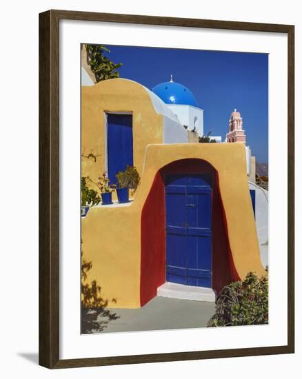 Oia, Santorini, Greece-Adam Jones-Framed Photographic Print