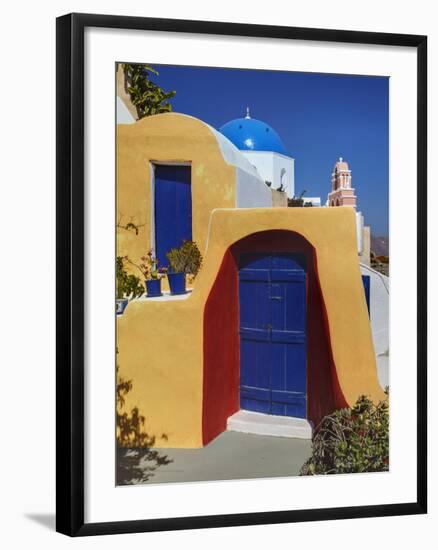 Oia, Santorini, Greece-Adam Jones-Framed Photographic Print