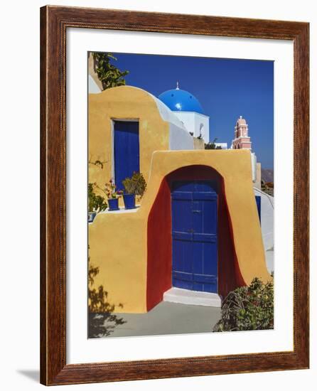 Oia, Santorini, Greece-Adam Jones-Framed Photographic Print