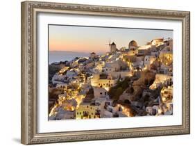 Oia,Santorini, Kyclades,South Aegean, Greece,Europe-Christian Heeb-Framed Photographic Print
