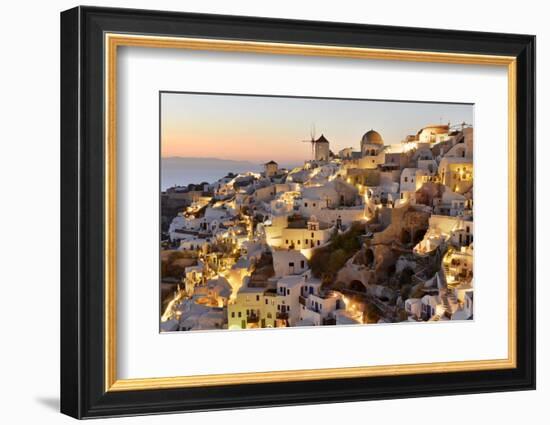 Oia,Santorini, Kyclades,South Aegean, Greece,Europe-Christian Heeb-Framed Photographic Print