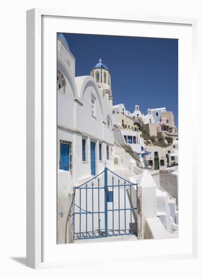 Oia, Santorini (Thira), Cyclades, Greek Islands, Greece, Europe-Angelo Cavalli-Framed Photographic Print