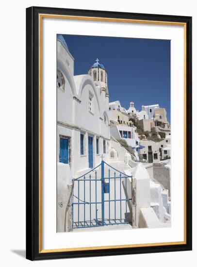 Oia, Santorini (Thira), Cyclades, Greek Islands, Greece, Europe-Angelo Cavalli-Framed Photographic Print