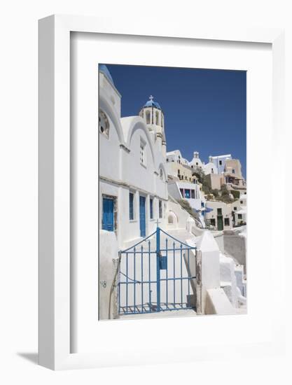 Oia, Santorini (Thira), Cyclades, Greek Islands, Greece, Europe-Angelo Cavalli-Framed Photographic Print