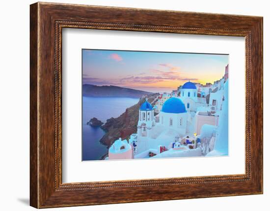 Oia, Traditional Greek Village-neirfy-Framed Photographic Print