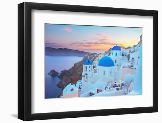 Oia, Traditional Greek Village-neirfy-Framed Photographic Print