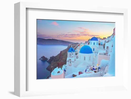 Oia, Traditional Greek Village-neirfy-Framed Photographic Print