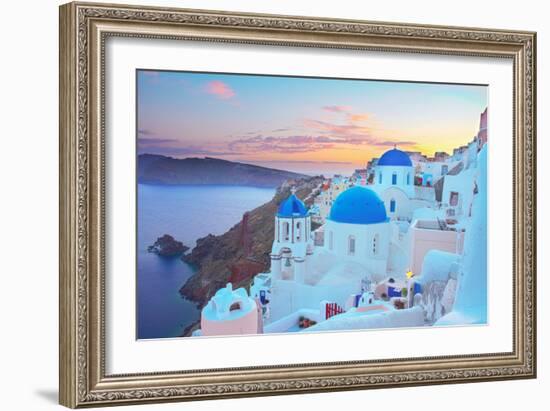 Oia, Traditional Greek Village-neirfy-Framed Photographic Print