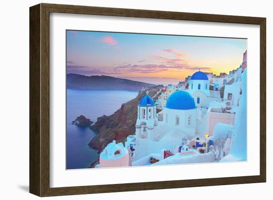 Oia, Traditional Greek Village-neirfy-Framed Photographic Print