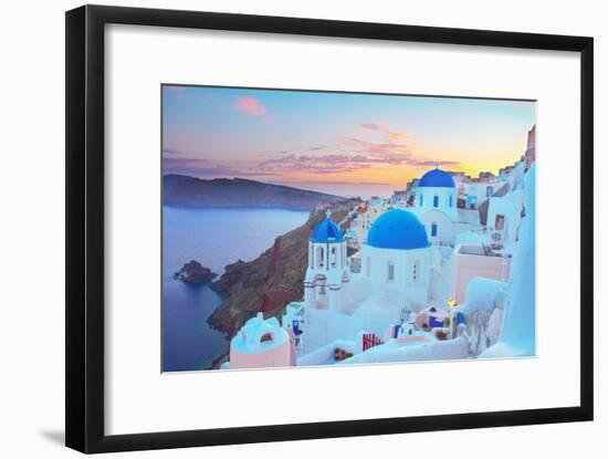 Oia, Traditional Greek Village-neirfy-Framed Photographic Print