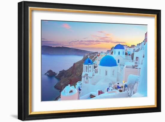 Oia, Traditional Greek Village-neirfy-Framed Photographic Print