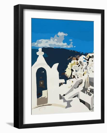 Oia Vista Prima-BethAnn Lawson-Framed Art Print