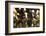 Oil (butter) lamps burning in Hindu temple, Kathmandu, Nepal, Asia-Godong-Framed Photographic Print