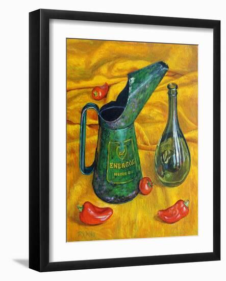 Oil Can with Red , 2017-Tilly Willis-Framed Giclee Print