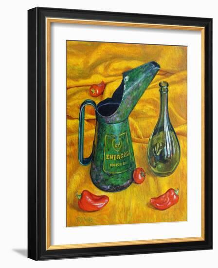 Oil Can with Red , 2017-Tilly Willis-Framed Giclee Print