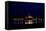 Oil Drilling Rig At Night, North Sea-Duncan Shaw-Framed Premier Image Canvas