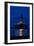 Oil Drilling Rig At Night, North Sea-Duncan Shaw-Framed Photographic Print