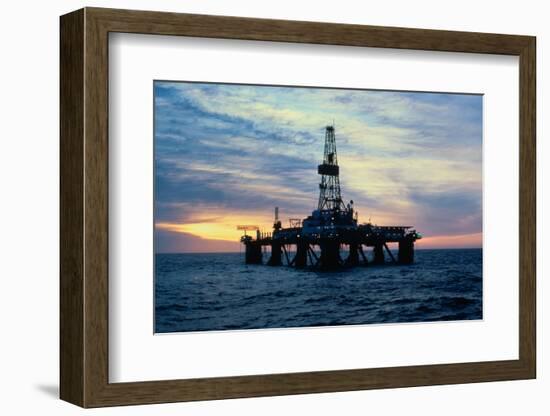 Oil Drilling Rig-null-Framed Photographic Print